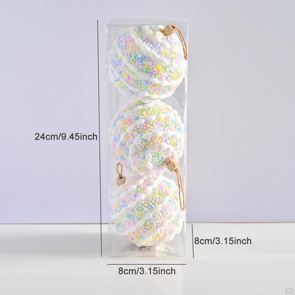 3 шт. Рождественские шары, украшения, подвески, сделай сам, подвесные шары для елки, праздничные