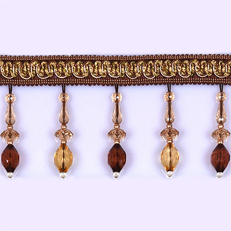 3-метровые подвески из хрустальных бусин для штор, бахрома, кисточки, отделка, обивка, свадебный декор