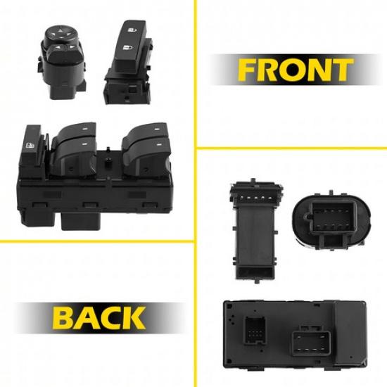 Front Driver Side Window Door Power Switch For Chevrolet Silverado/GMC/Sierra