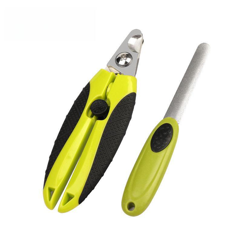 Набор для ухода за домашними животными: Расческа для распутывания, Прямая расческа, Кусачки для ногтей, Пилка, Нож для удаления волос, Расческа для удаления волос - 6 штук