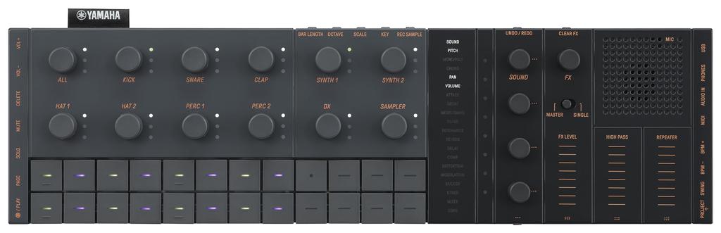 YAMAHA YAMAHA Music Production Studio SEQTRAK BLACK From original electronic music production to all in one performance, unit.