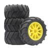 4PCS 85mm 12mm Hex Monster Truck Wheel Rubber Tires for SCY 16101 Pro 16102 Pro WLTOYS 144001 144010 1/16 Off-Road RC CarParts