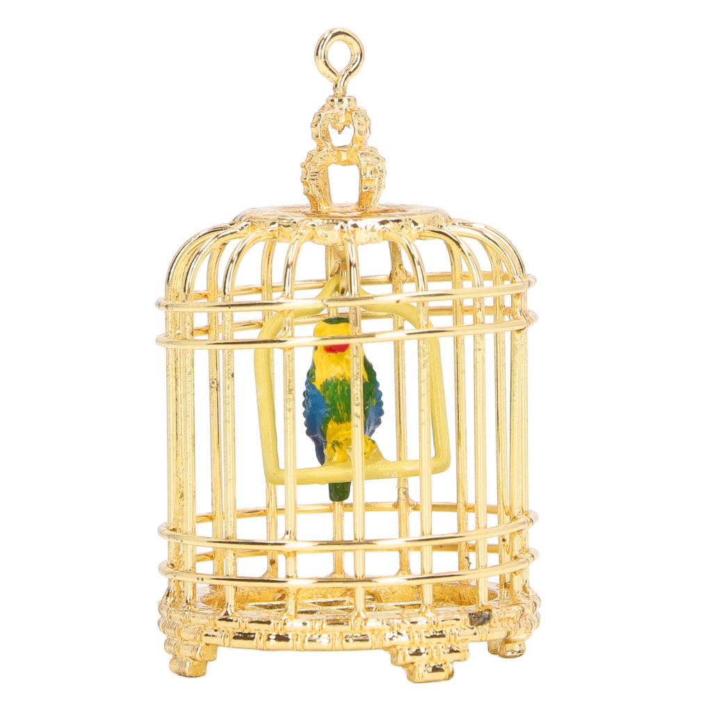1/12 Metal Dollhouse Birdcage Dollhouse Miniature Bird Cage for 1/12 1/6 Dollhouse Decoration