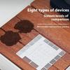 Карта-справочник по помолу Кофейных зерен для ручного заваривания кофе по-итальянски Карточка для сравнения крупности помола Вспомогательный инструмент для помола кофейных зерен