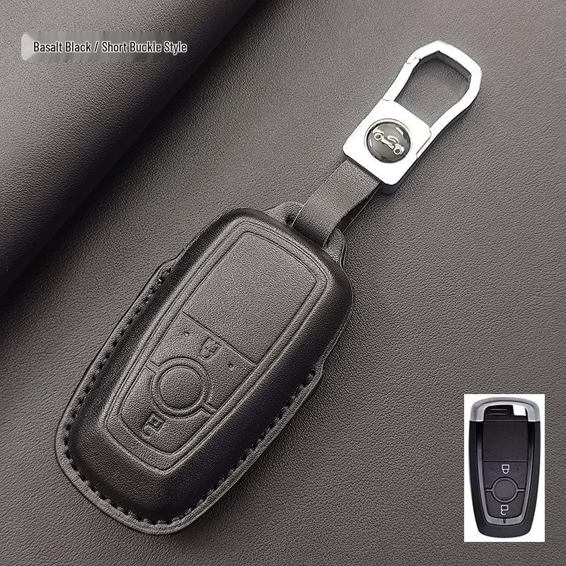 Чехол для ключа Ford, совместимый с моделями Escort, Focus, EcoSport, Mondeo, Kuga, Edge, Fiesta и Escape