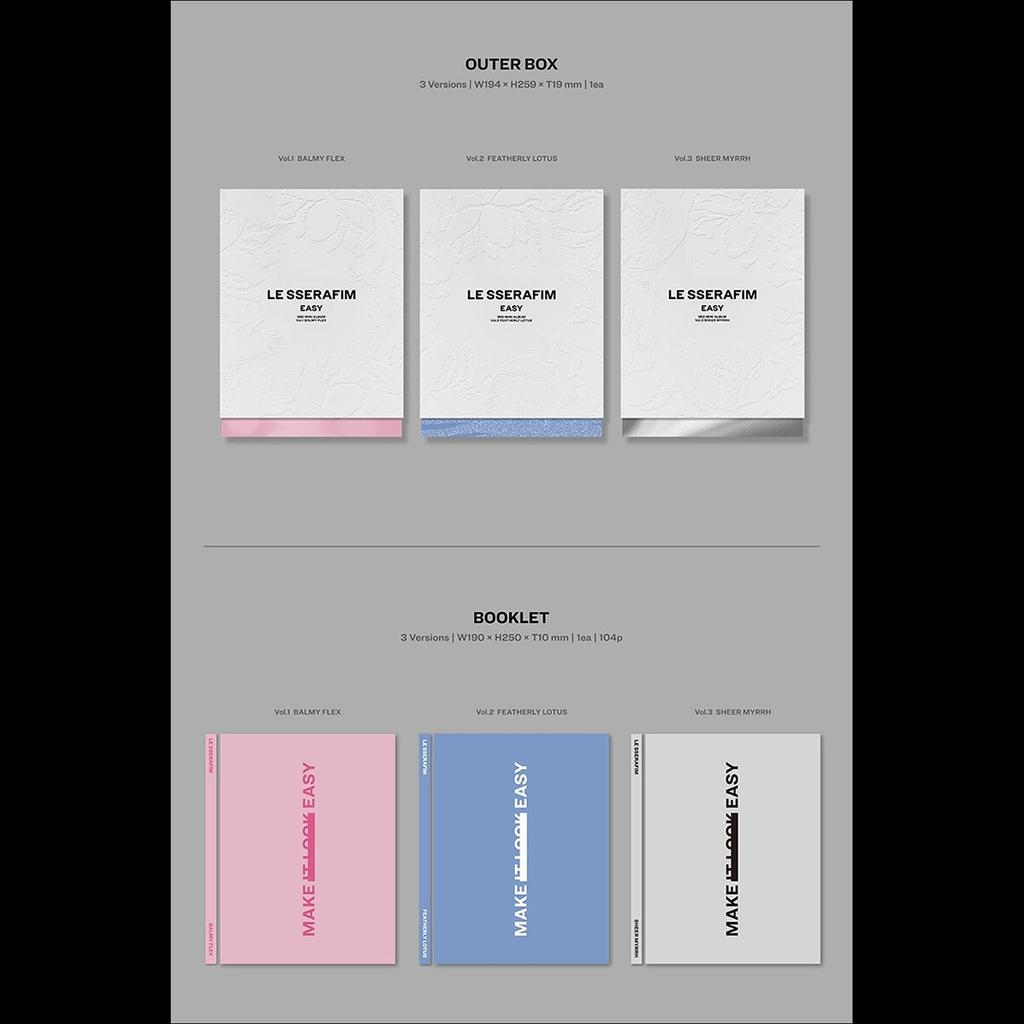 LE SSERAFIM [EASY] 3rd Mini Album