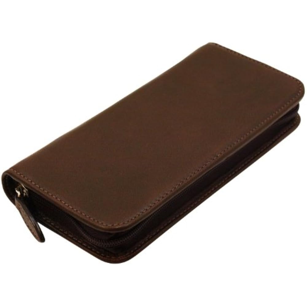 PILOT Pencil Case Pensamble Zipper Pen Case 01DBN Dark Brown PSPC01DBN