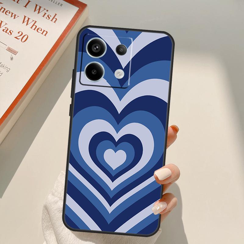 Latte Love Tunnel Коричневое Сердце Чехол Для Xiaomi Redmi Note 13 10 11 12 14 15 Pro Plus Чехол Для Redmi 15 15C 13C 12C 10C 14C