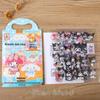 Наклейки Sanrio Labubu - Милые мультяшные граффити и раскраски для украшения журналов.