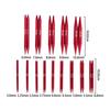 Knitting Needles Set Various Sizes Available Detachable Circular Interchangeable Crochet Hook Needles Pattern Yarn DIY Knit Tool