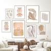 Boho минималистичный геометрический цветной блок, настенные художественные постеры, принты, скандинавская картина на холсте, абстрактные картины, декор для гостиной
