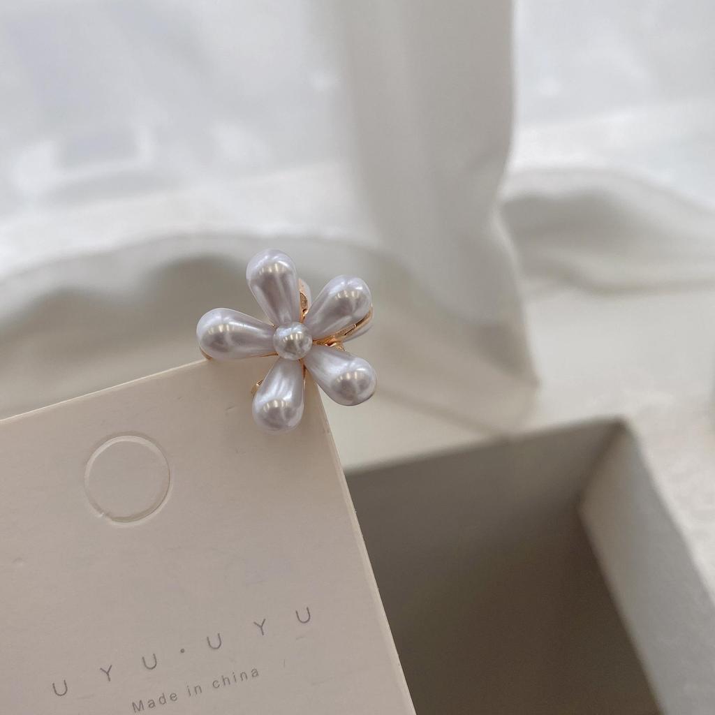 Pearl Flower Princess Hair Clip for Girls and Babies - Bangs and Side Hair Accessories