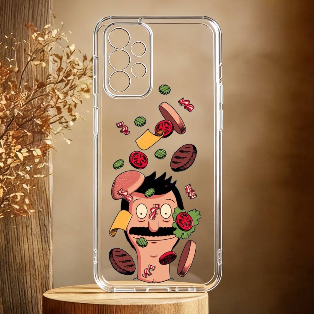 Чехол для телефона B-Bob's B-Burgers-RS для Samsung Galaxy A71, A70, A52, A51, A40, A30 Прозрачная крышка