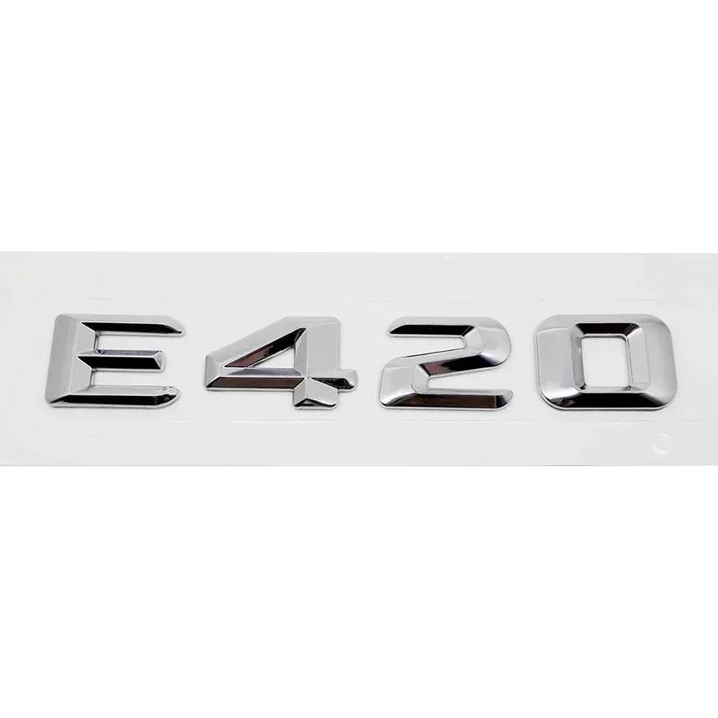 Car Rear Trunk Number Letter Sticker Tail Box Emblem Badge for Mercedes Benz E Class E300 E320 E350 E400 E420 E430 E500 E550ppp1