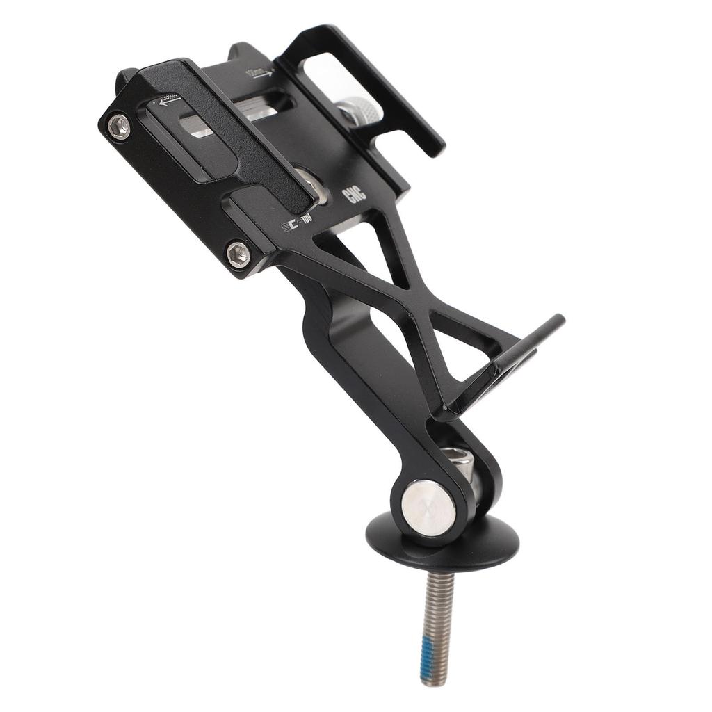 Bicycle Stem Phone Mount Aluminum Alloy Anti Slip Width Adjustable Rotatable 360 Degrees Bike Stem