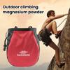 Сумка для мела для скалолазания с регулируемым ремешком, большая вместимость, водонепроницаемая портативная сумка для скалолазания на шнурке, контейнер для мела