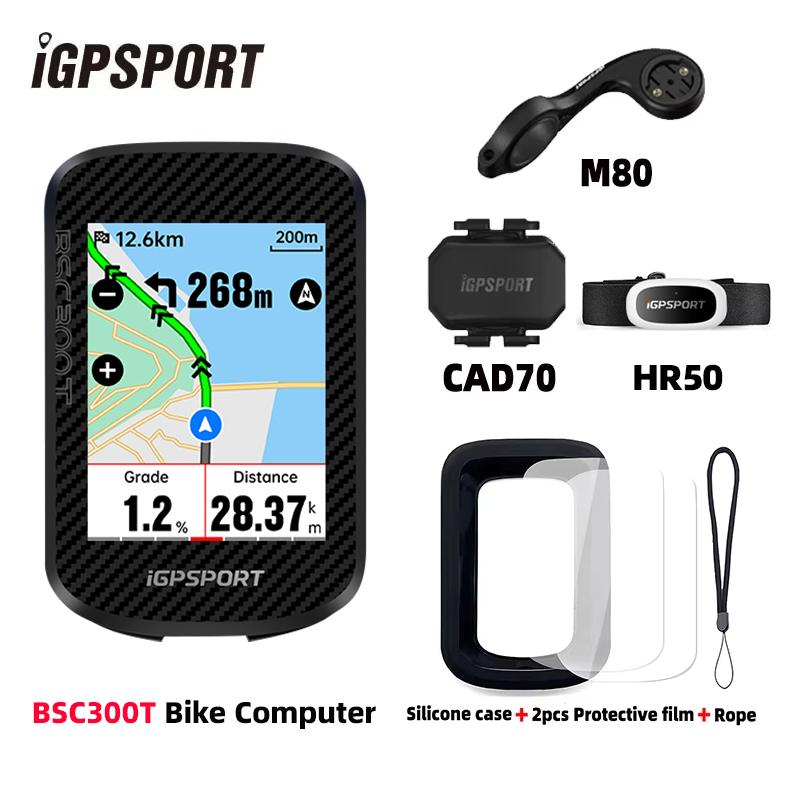 IGPSPORT BSC300 Bike GPS Computer Wireless Bike Odometer Navigation Speed Cadence Sensor IPX6 Waterproof  Bicycle Computer
