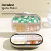 Baicaoyuan Portable Pill Organizer, Weekly Dosing Box, Seven-Day Travel Pill Dispenser, Personal  Organizer, Sealed Moisture-Proof Large Capacity