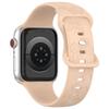 Совместимый ремешок для Apple Watch: Лазерная гравировка бабочки, 8-образная застежка, спортивный силиконовый дизайн для iWatch S8
