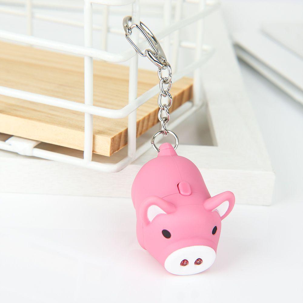 Kids Toy Mini Torch with Sound Flashlight Key Ring LED Key Chains Key Holder