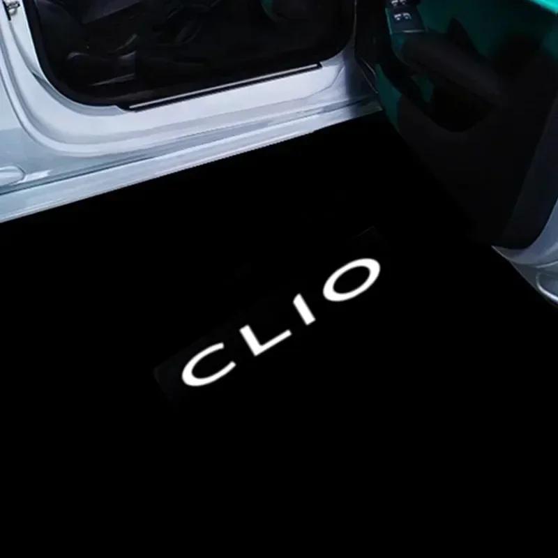 LED For Clio Captur twingo megane A CLIO INITIALE RS GT Sport MK2 MK3 MK4 MK5 Car Door Courtesy Light Projector Welcome Lamps