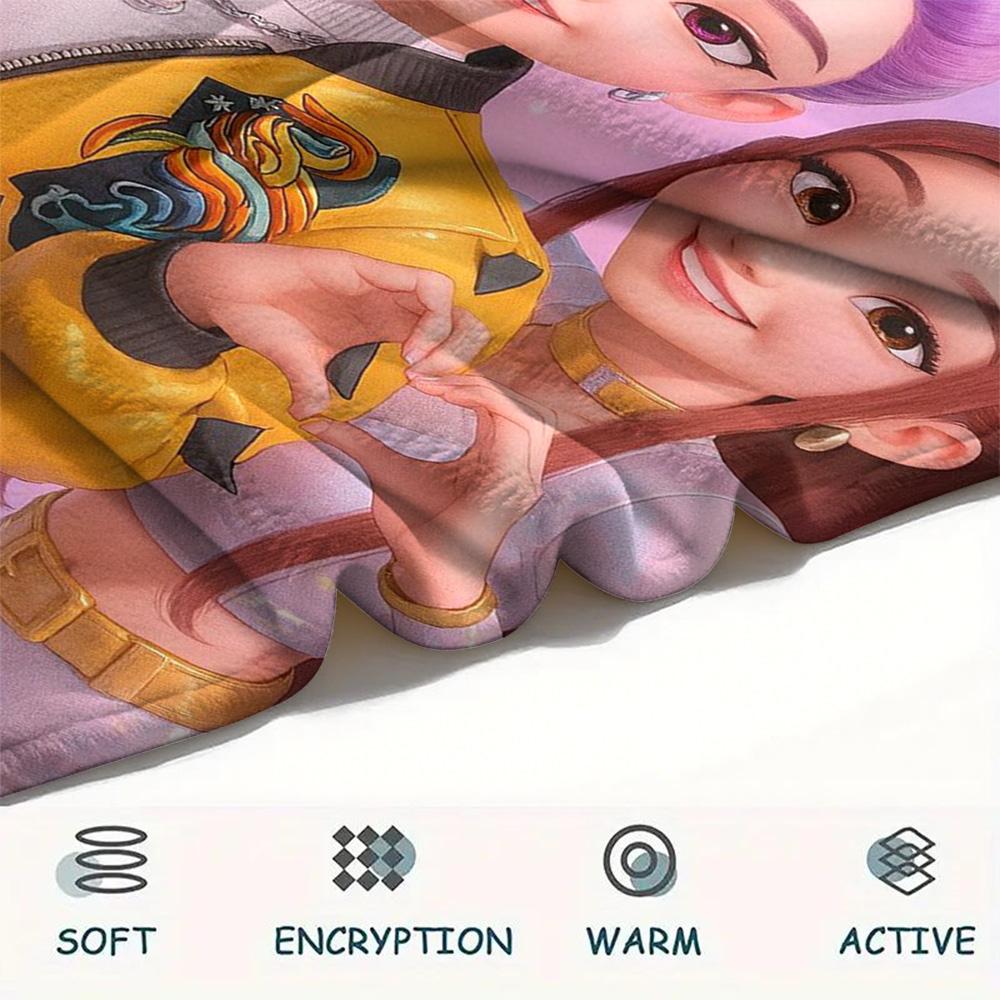 Cute Pop Girl Group Blanket Blanket Home Decor Christmas Gifts Air Conditioning Blanket Nap Blanket