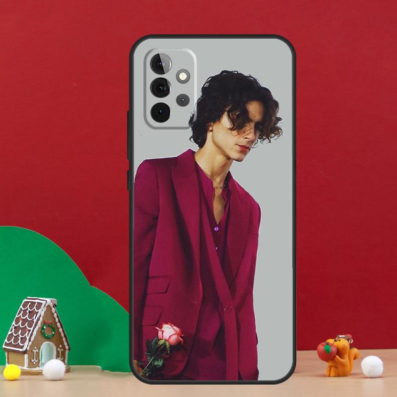 Тимоти Шаламе Актер Чехол Для Samsung Galaxy A54 A06 A16 A26 A36 A56 A53 A32 A52 A33 A13 A55 A35 A15 A14 A34 A17