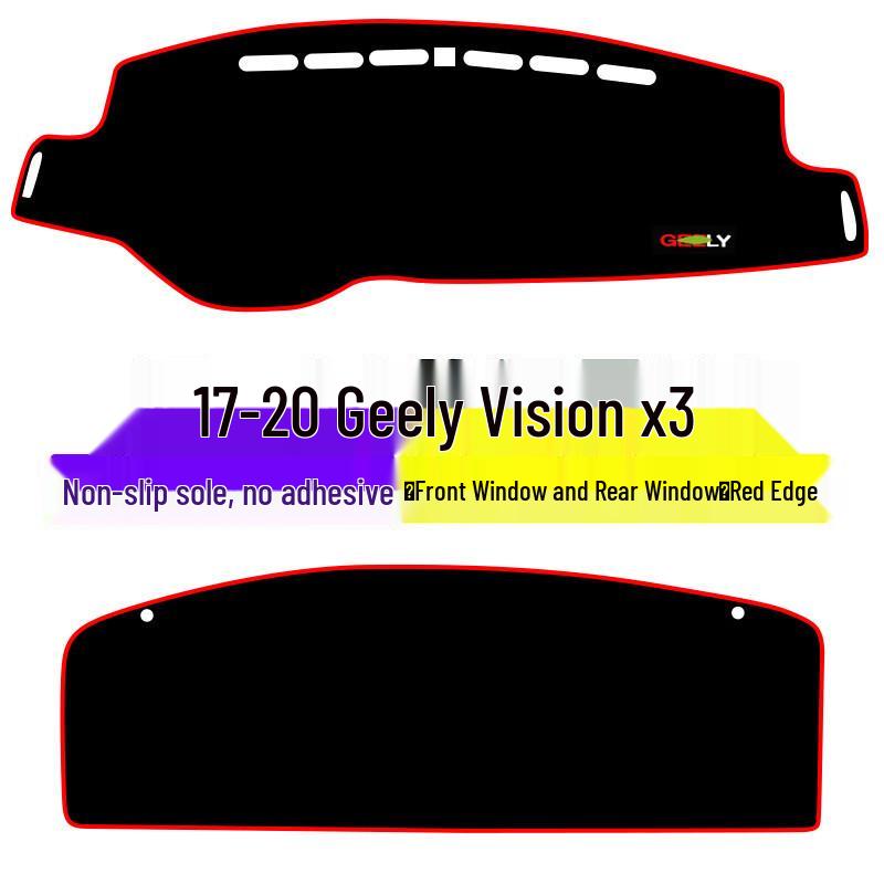 Geely X3 PRO Антибликовый коврик-солнцезащита на приборную панель