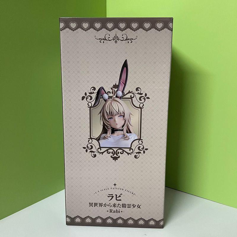 45 см Девочка-эльф из другого мира Раби Девушка-кролик Масштаб 1/4 45 см GK Статуя Аниме Фигурка Коллекционная Модель Настольное украшение Подарок