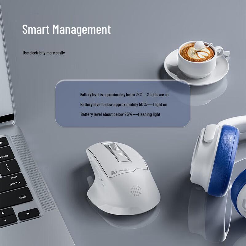 Многорежимная Bluetooth-мышь с ИИ-голосом INPHIC S6