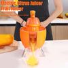 Electric Citrus Juicer Powerful 300W Orange Juice Maker with Handle Dishwasher Safe Easy-to-Clean Plug-Play One-Handed Juice Squeezer
