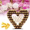 Свадебные деревянные украшения Mr & Mrs, подставка для шоколада, дисплей, держатель для конфет, кекса, десерта, домашний декор, бары для свадебной вечеринки