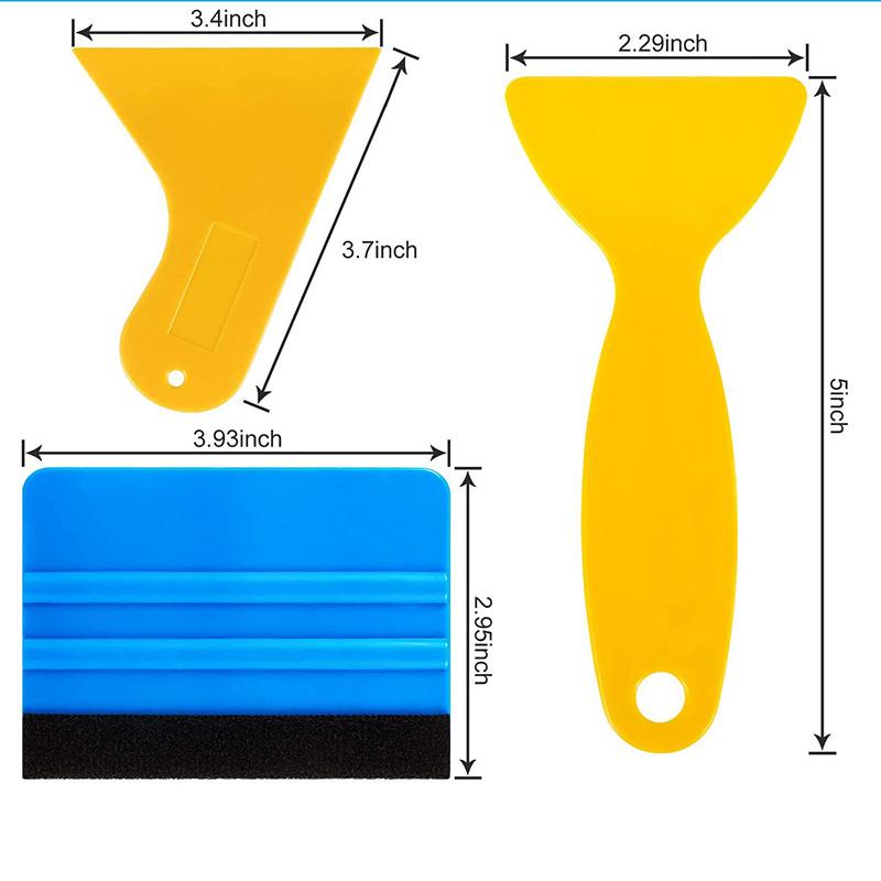 Набор инструментов для обертывания автомобильной пленкой, набор скребков, виниловый скребок, резак для тонировки стекол автомобиля, автомобильные аксессуары, инструменты для упаковки винила
