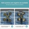 No Sewing Required Adjustable Button Pins Button Clip Pant Waist Tightener Pant Waist Buttons