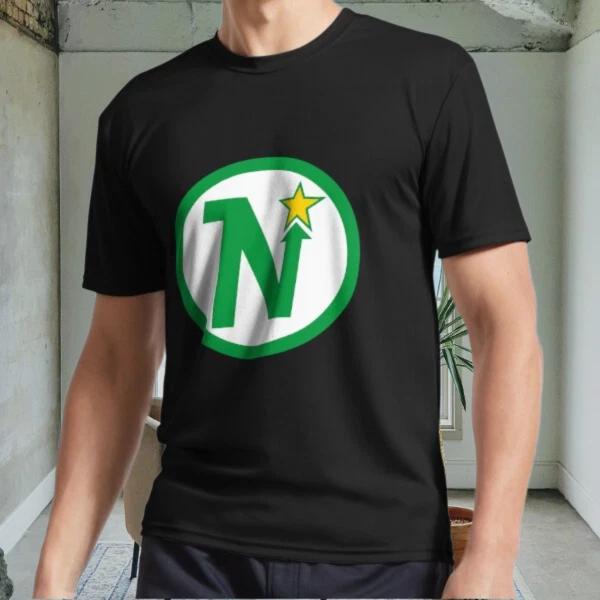 New Thunder Bay North Star Active Logo Men's Black T shirt Funny Size S to 5XL