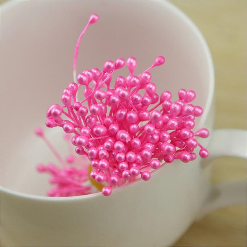 Mini Stamen Handmade Artificial Flowers Wedding Home Decoration DIY Christmas Scrapbook Accessories