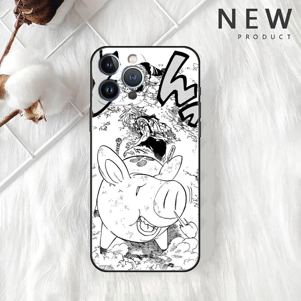 The Seven Deadly Sins Phone Case For iPhone 11 13 Pro Max 12 Mini 7 8 Plus SE 2020 X XS 6 6S 5 5S Soft Funda Silicone Back Cover