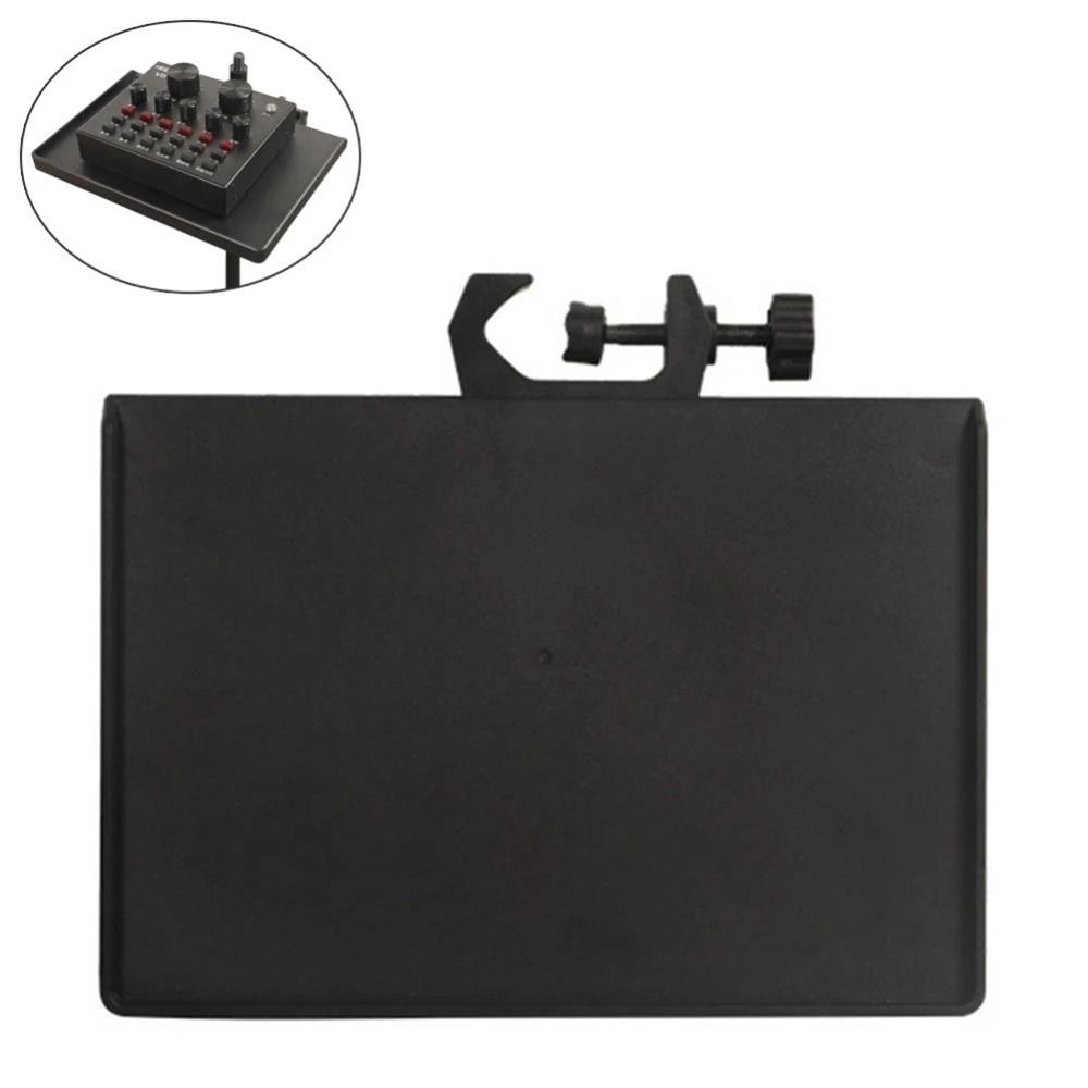 Sound Card Tray Universal Live Microphone Stand Sound Card Tray Clip Holder For Live Tripod Bracket Mic Holder Accessories