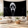 Scream Ghostface Wall Tapestry Home Decor Hanging Cloth Art Background Tapestry for Bedroom