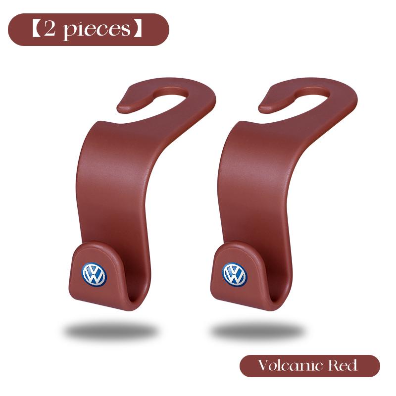 XMZSA1 Car Seat Headrest Hook For Volkswagen VW Scirocco Jetta Beetle Golf 4 5 6 mk8 Passat Polo B5 Tiguan Backrest Hanger Storage Hook