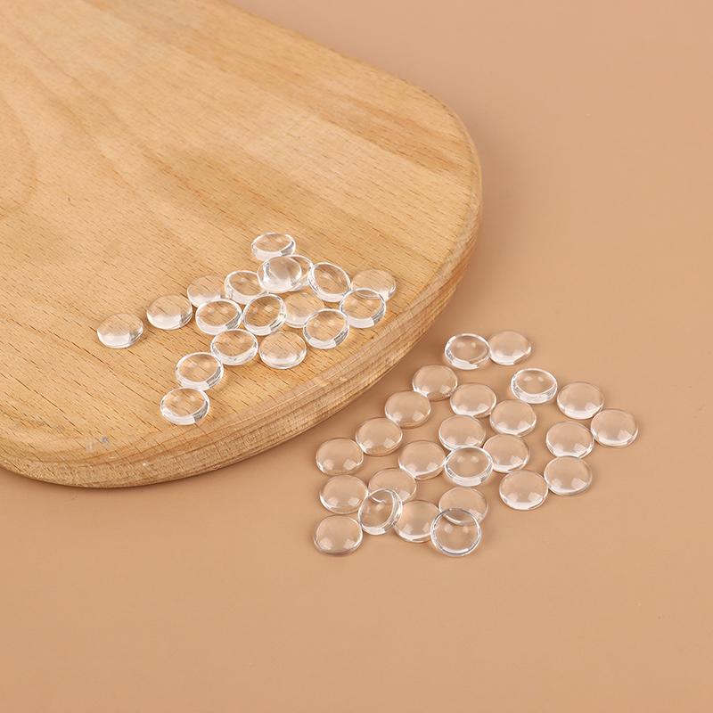 40 шт. Карта цветов из стекла, прозрачные типсы, круглые, для демонстрации дизайнов гель-лака, карта цветов для ногтей, типсы, корейский стиль, инструмент для маникюра