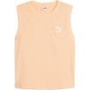 Ss24 Classics Tank вышитый логотип бренда спортивный досуг ребристый жилет женские топы персиковый 626059-45