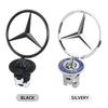 AAVW1 1Pc Car Front Bonnet Emblem Zinc Alloy Decorate Badge For Mercedes Benz W204 W220 C180 C200 E260 E300L Auto Outdoor Accessories