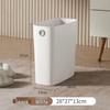 Gap-Friendly Lidless Trash Can for Home - Living Room, Bathroom, Kitchen