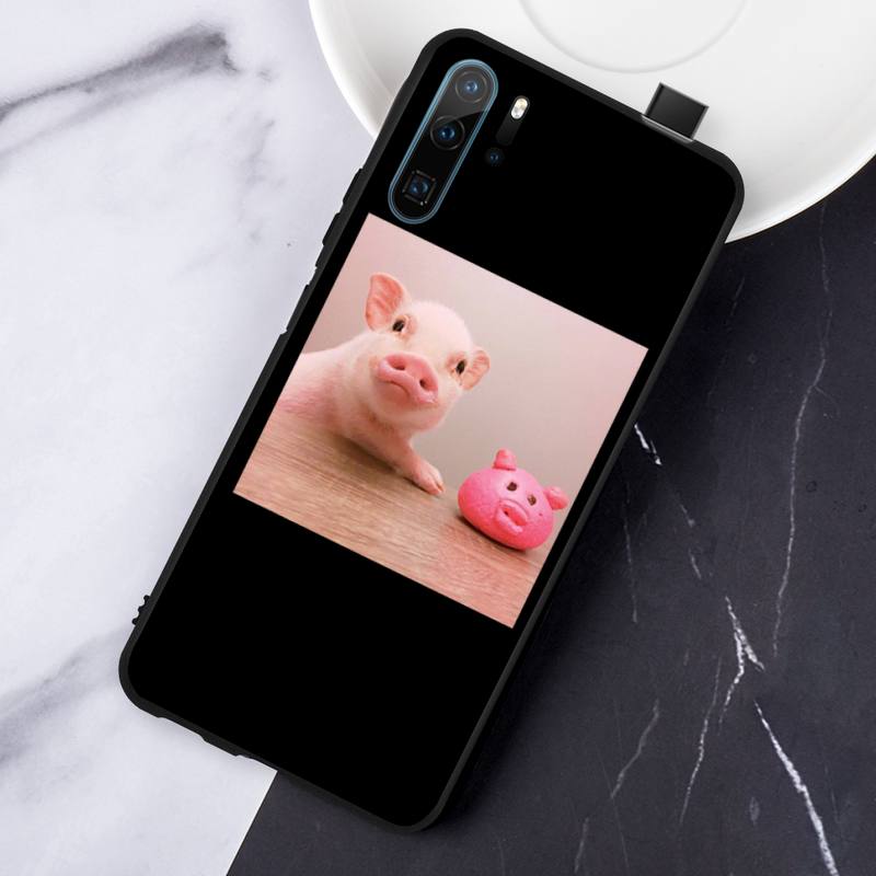 Pet Pig Aesthetically Interesting Pattern Phone Case For Huawei Honor Mate P 10 20 30 40 I 9 8 Pro X Lite Smart 2019 Nova 5t