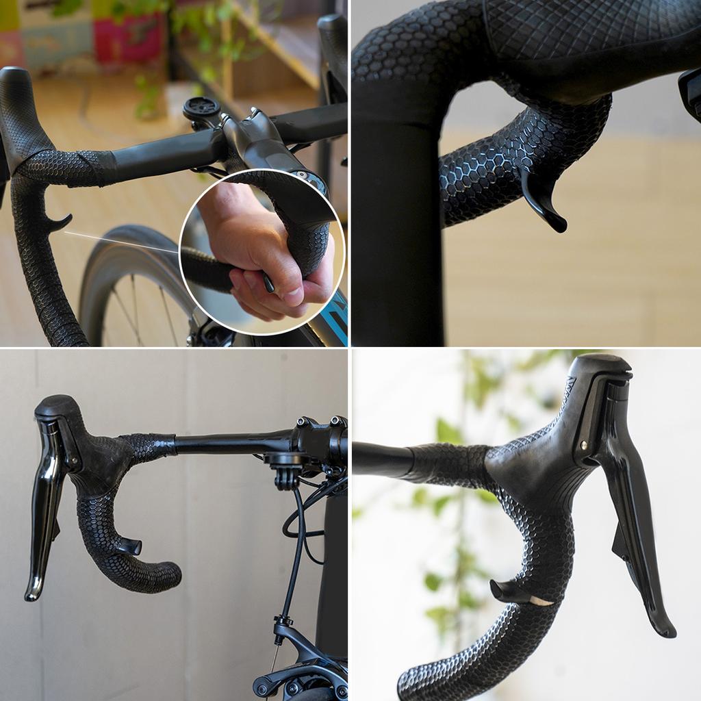 1 Pair Road Bike Handlebar Thumb Rest Anti-Slip Bicycle Handle Bar Ends Rest Ergonomic Bicycles Rest Handlebar Bike Part