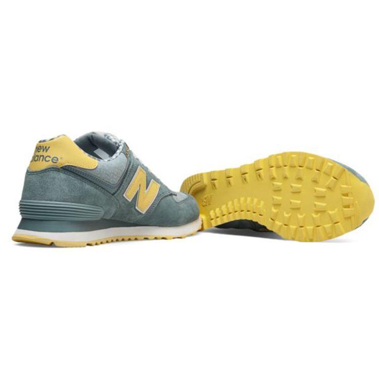 New Balance Мужские кроссовки 574 Chambray/Light Yellow для повседневной носки ML574VTS