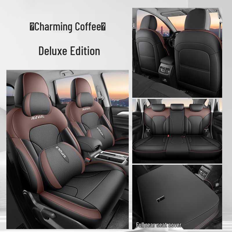 Умные чехлы на сиденья Haval M6 PLUS с полным покрытием: Кожаные подушки для любого сезона
