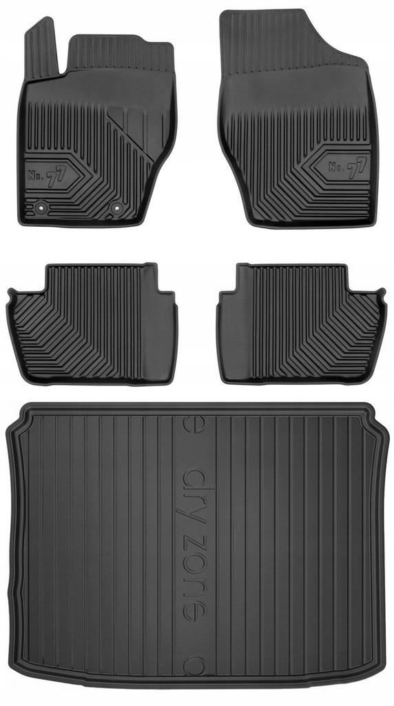 Set 77 Floor Mats And Mat Peugeot 307 Hb 2001-2008