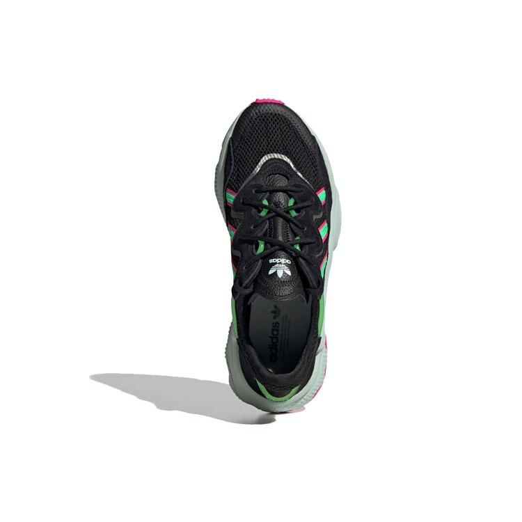 (WMNS) adidas Ozweego 'Black Shock Lime Pink' Women's EE5714